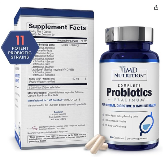 1MD Nutrition Complete Probiotics Platinum